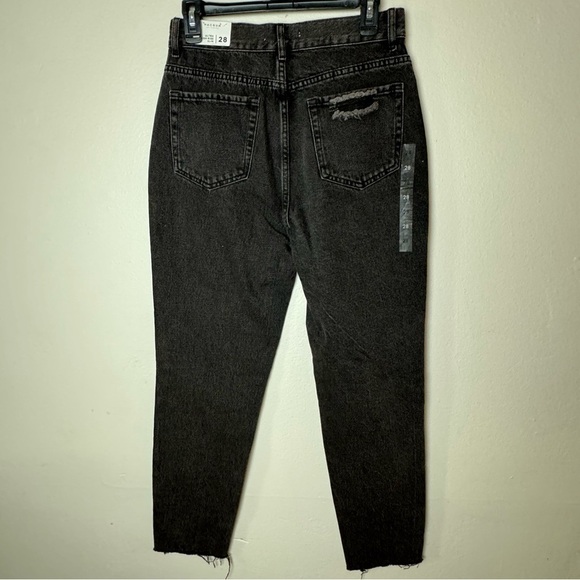 PacSun Eco Black Distressed Ultra High Waisted Slim Fit Jeans - Picture 8 of 13